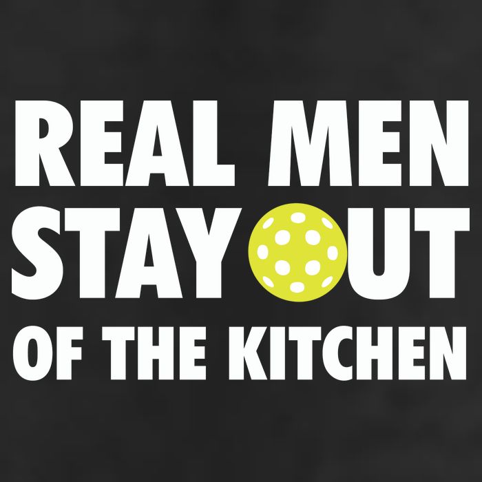 Funny Real Men Stay Out Of The Kitchen Pickleball Adult Drive Performance Visor