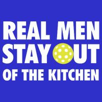 Funny Real Men Stay Out Of The Kitchen Pickleball Visor