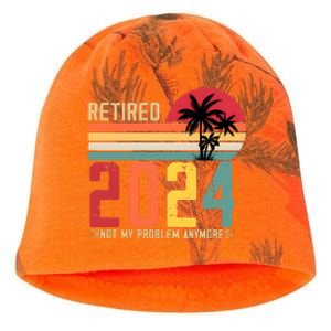 Funny Retirement Not My Problem Anymore Kati - Camo Knit Beanie