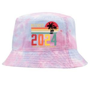 Funny Retirement Not My Problem Anymore Tie-Dyed Bucket Hat