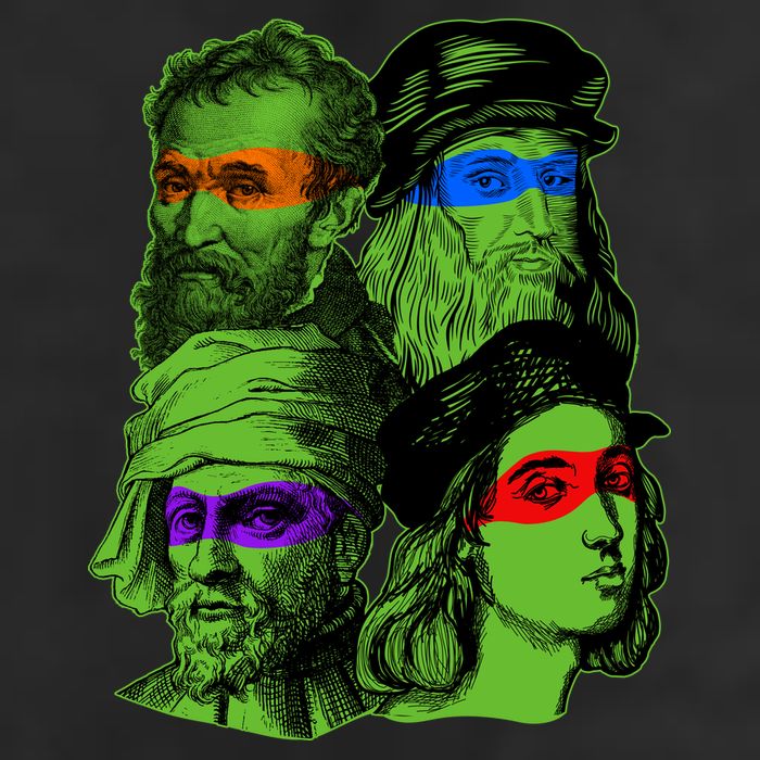 Funny Renaissance Ninja Painters Cool Comfort Performance Bucket Hat