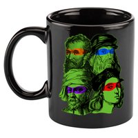 Funny Renaissance Ninja Painters 11oz C Handle Ceramic Mug