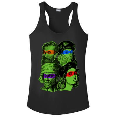 Funny Renaissance Ninja Painters Ladies PosiCharge Competitor Racerback Tank