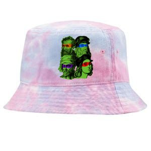 Funny Renaissance Ninja Painters Tie-Dyed Bucket Hat