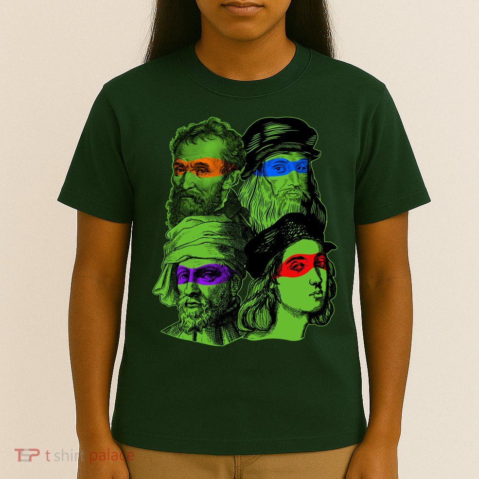 Funny Renaissance Ninja Painters T-Shirt