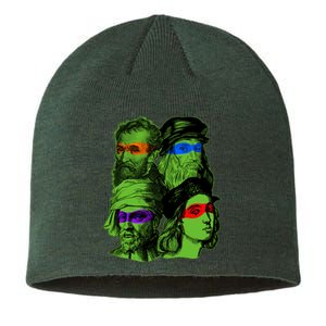 Funny Renaissance Ninja Painters Sustainable Beanie