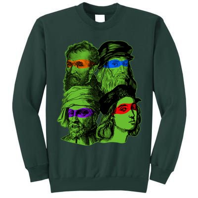 Funny Renaissance Ninja Painters Tall Sweatshirt