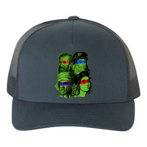 Funny Renaissance Ninja Painters Yupoong Adult 5-Panel Trucker Hat