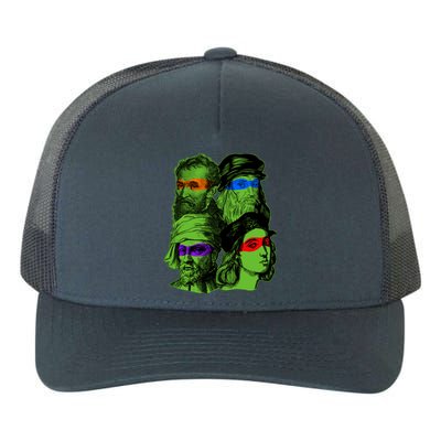 Funny Renaissance Ninja Painters Yupoong Adult 5-Panel Trucker Hat