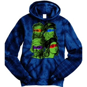 Funny Renaissance Ninja Painters Tie Dye Hoodie