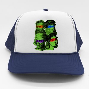 Funny Renaissance Ninja Painters Trucker Hat