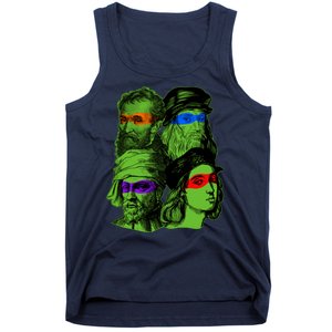 Funny Renaissance Ninja Painters Tank Top