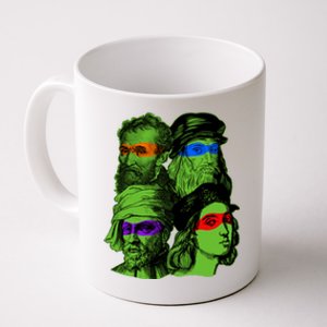 Funny Renaissance Ninja Painters Coffee Mug