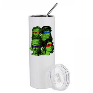 Funny Renaissance Ninja Painters Stainless Steel Tumbler