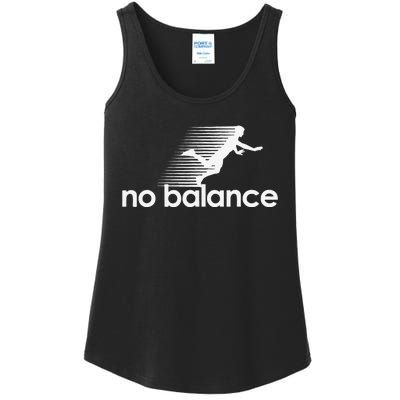 Funny Runner No Balance Ladies Essential Tank