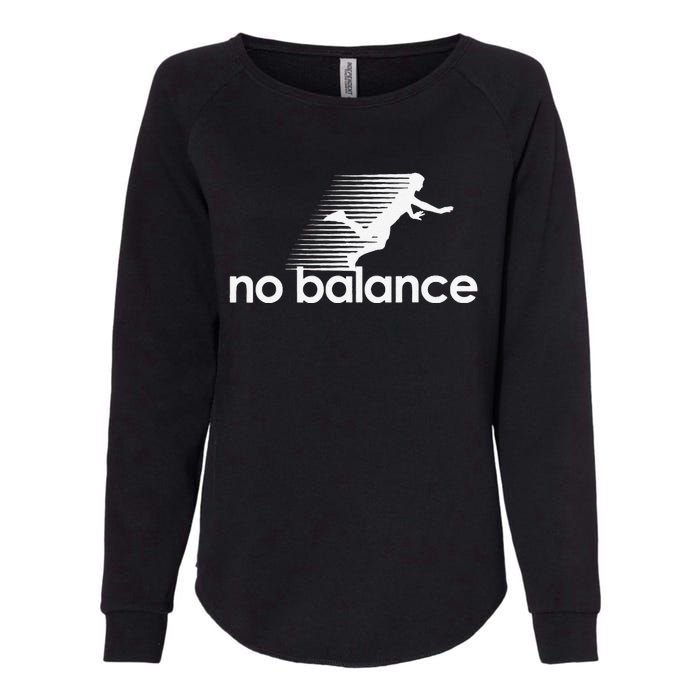 Funny Runner No Balance Womens California Wash Sweatshirt