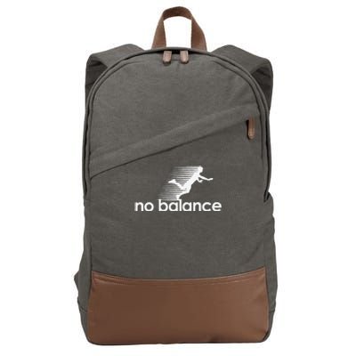 Funny Runner No Balance Cotton Canvas Backpack