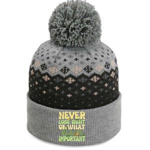 Frog Ray Never Lose Sight Of What Really Important Frog Ray Lover Fun The Baniff Cuffed Pom Beanie