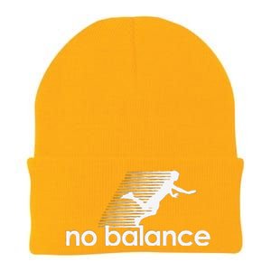 Funny Runner No Balance Knit Cap Winter Beanie