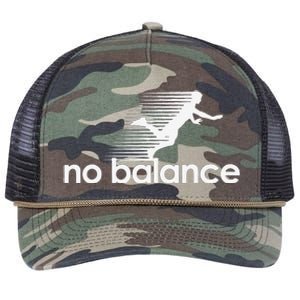 Funny Runner No Balance Retro Rope Trucker Hat Cap