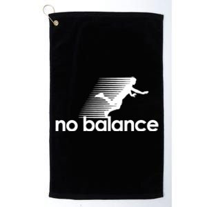 Funny Runner No Balance Platinum Collection Golf Towel