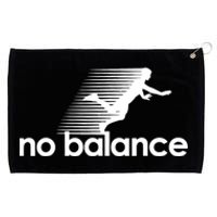 Funny Runner No Balance Grommeted Golf Towel