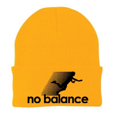 Funny Runner No Balance Knit Cap Winter Beanie