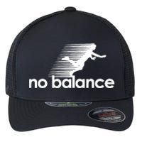 Funny Runner No Balance Flexfit Unipanel Trucker Cap