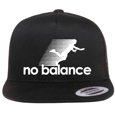 Funny Runner No Balance Flatbill Hat