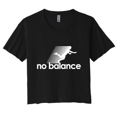 Funny Runner No Balance Crop Top