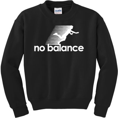 Funny Runner No Balance Kids Sweatshirt