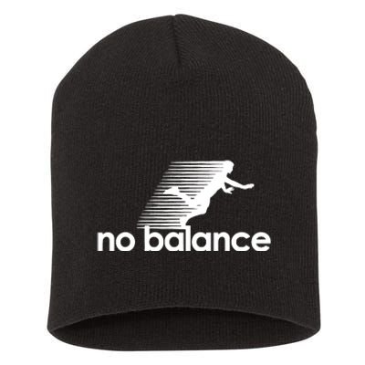 Funny Runner No Balance Short Acrylic Beanie