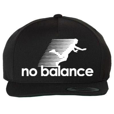 Funny Runner No Balance Wool Snapback Cap