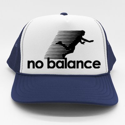 Funny Runner No Balance Trucker Hat