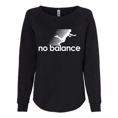 Funny Runner no balance  Womens California Wash Sweatshirt