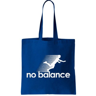 Funny Runner no balance  Tote Bag