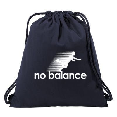 Funny Runner no balance  Drawstring Bag