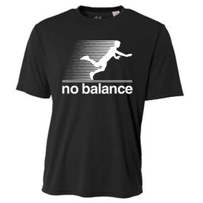 Funny Runner No Balance Cooling Performance Crew T-Shirt