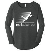 Funny Runner No Balance Women's Perfect Tri Tunic Long Sleeve Shirt