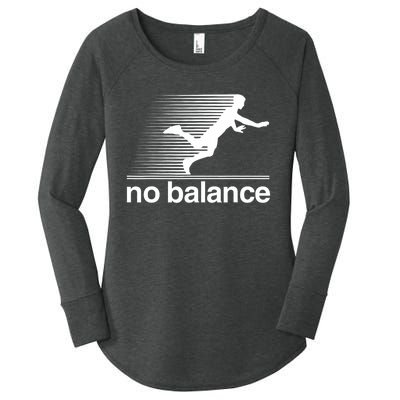 Funny Runner No Balance Women's Perfect Tri Tunic Long Sleeve Shirt