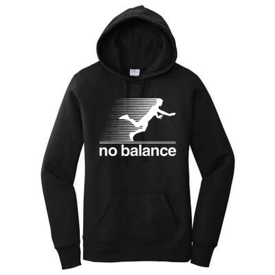 Funny Runner No Balance Women's Pullover Hoodie