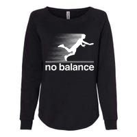 Funny Runner No Balance Womens California Wash Sweatshirt