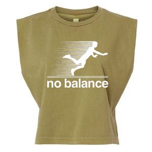 Funny Runner No Balance Garment-Dyed Women's Muscle Tee