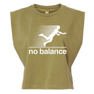 Funny Runner No Balance Garment-Dyed Women's Muscle Tee