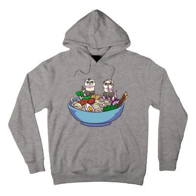 Ferret Ramen Noodles Anime Kawaii Japanese Otaku Gift Tall Hoodie