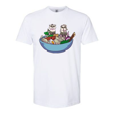 Ferret Ramen Noodles Anime Kawaii Japanese Otaku Gift Softstyle® CVC T-Shirt