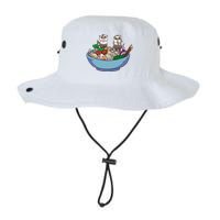 Ferret Ramen Noodles Anime Kawaii Japanese Otaku Gift Legacy Cool Fit Booney Bucket Hat