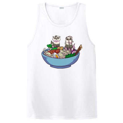 Ferret Ramen Noodles Anime Kawaii Japanese Otaku Gift PosiCharge Competitor Tank