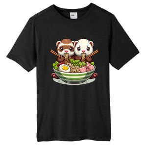 Ferret Ramen Noodle Japanese Kawaii Anime Gifts Women Tall Fusion ChromaSoft Performance T-Shirt