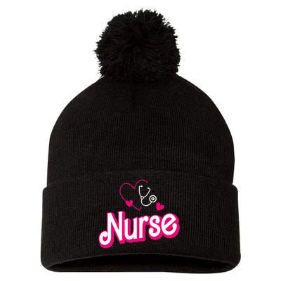 Funny Retro Nurse Gifts for Nurse Week Pom Pom 12in Knit Beanie